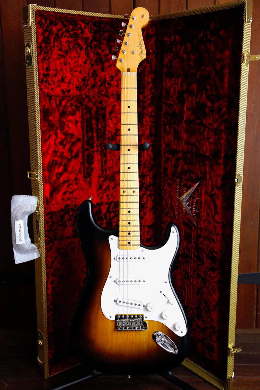 Fender Custom Shop Limited Edition 70th Anniversary 1954 Stratocaster DLX Closet Classic 2-Color Sunburst