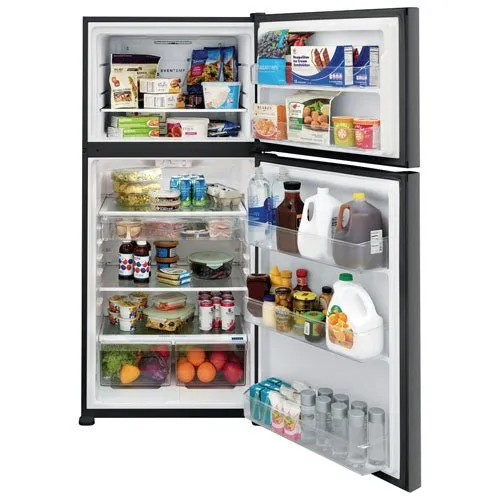 FFTR2045VD - REFRIGERATORS - Frigidaire - Top Freezer - Black Stainless - Open Box