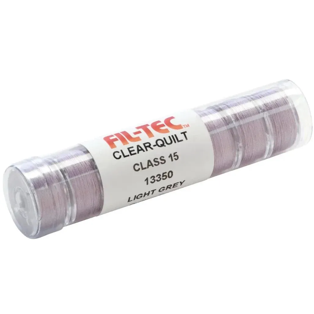 Fil-Tec Clear-Quilt Cotton Bobbins Style A/Class15 - Tubes of 8 Bobbins
