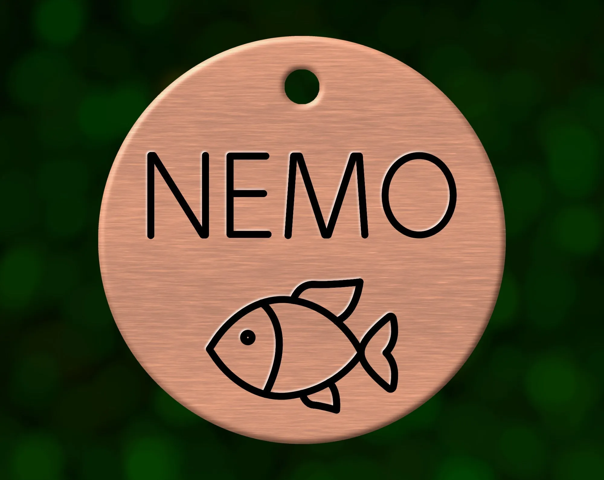 Fish Dog Tag