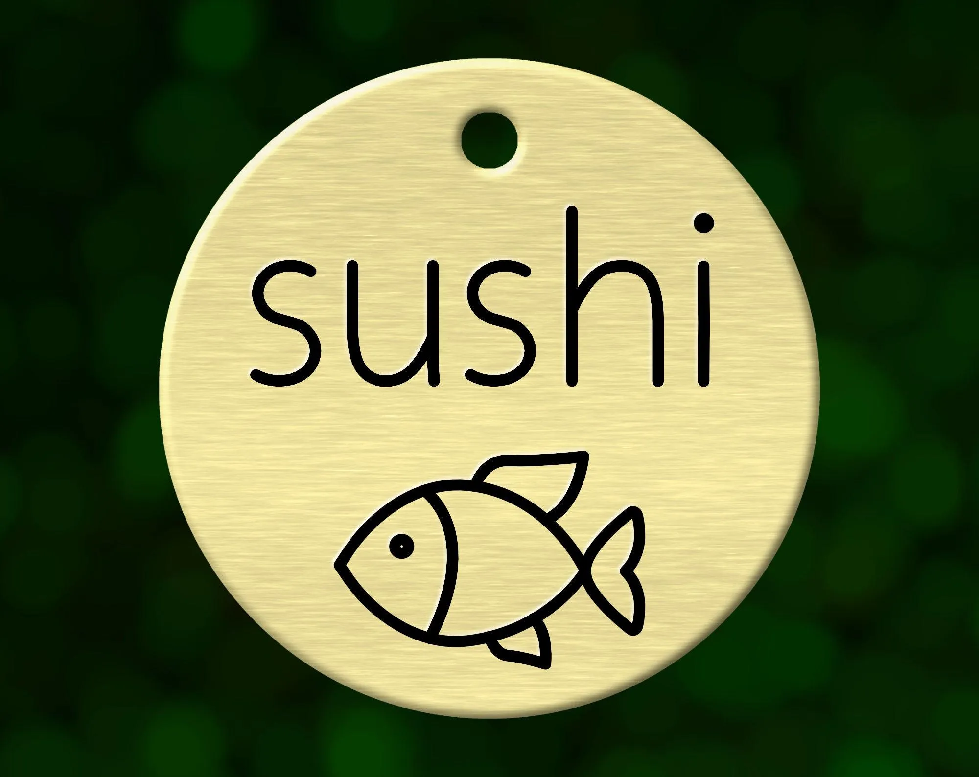 Fish Dog Tag
