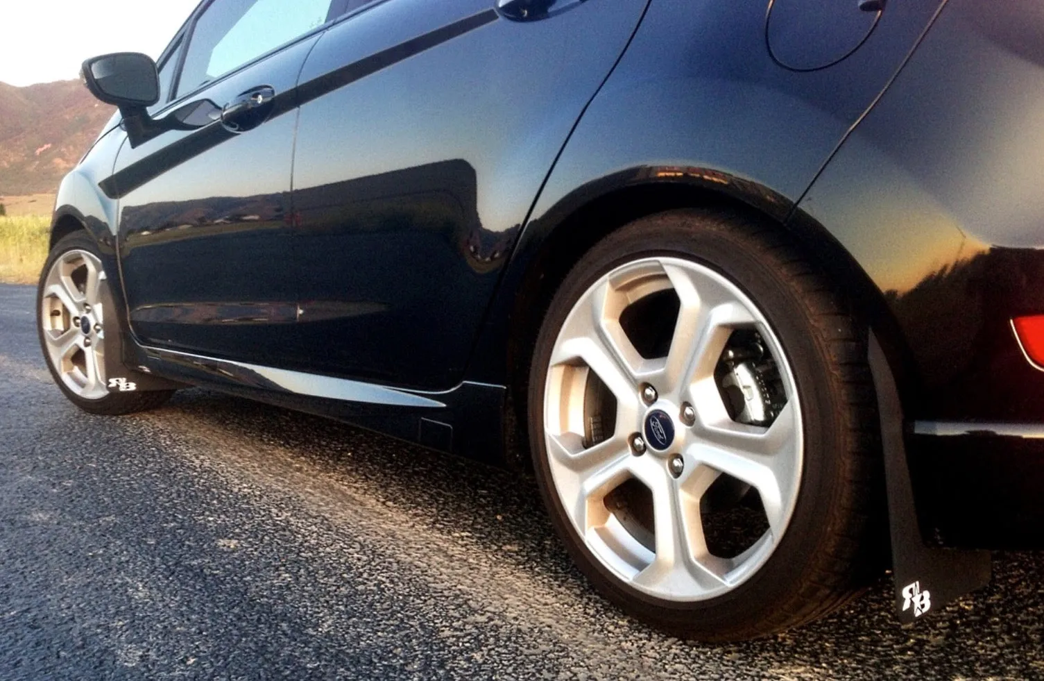 Ford Fiesta (6th Gen) 2011-2019 Rally Mud Flaps