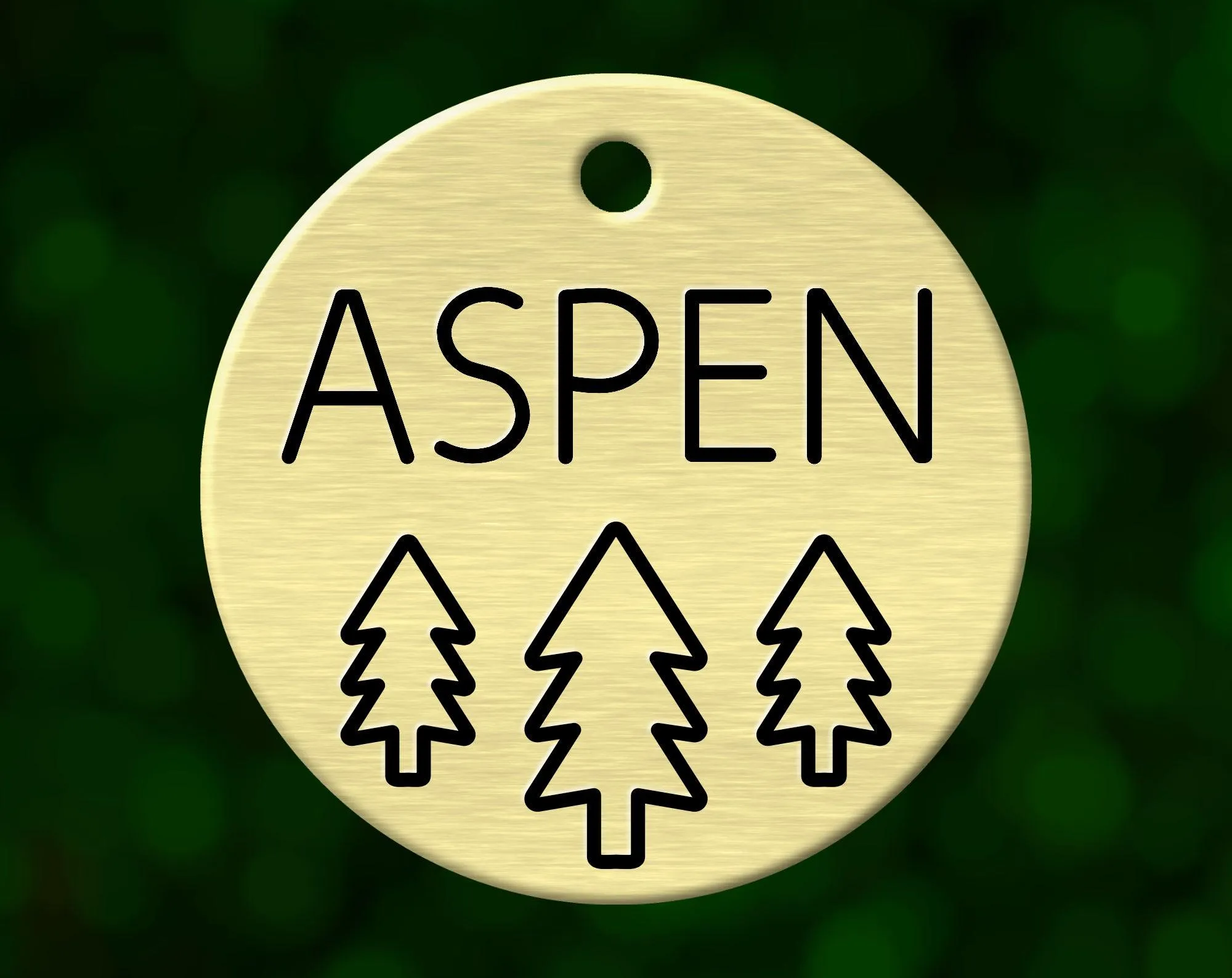 Forest Dog Tag