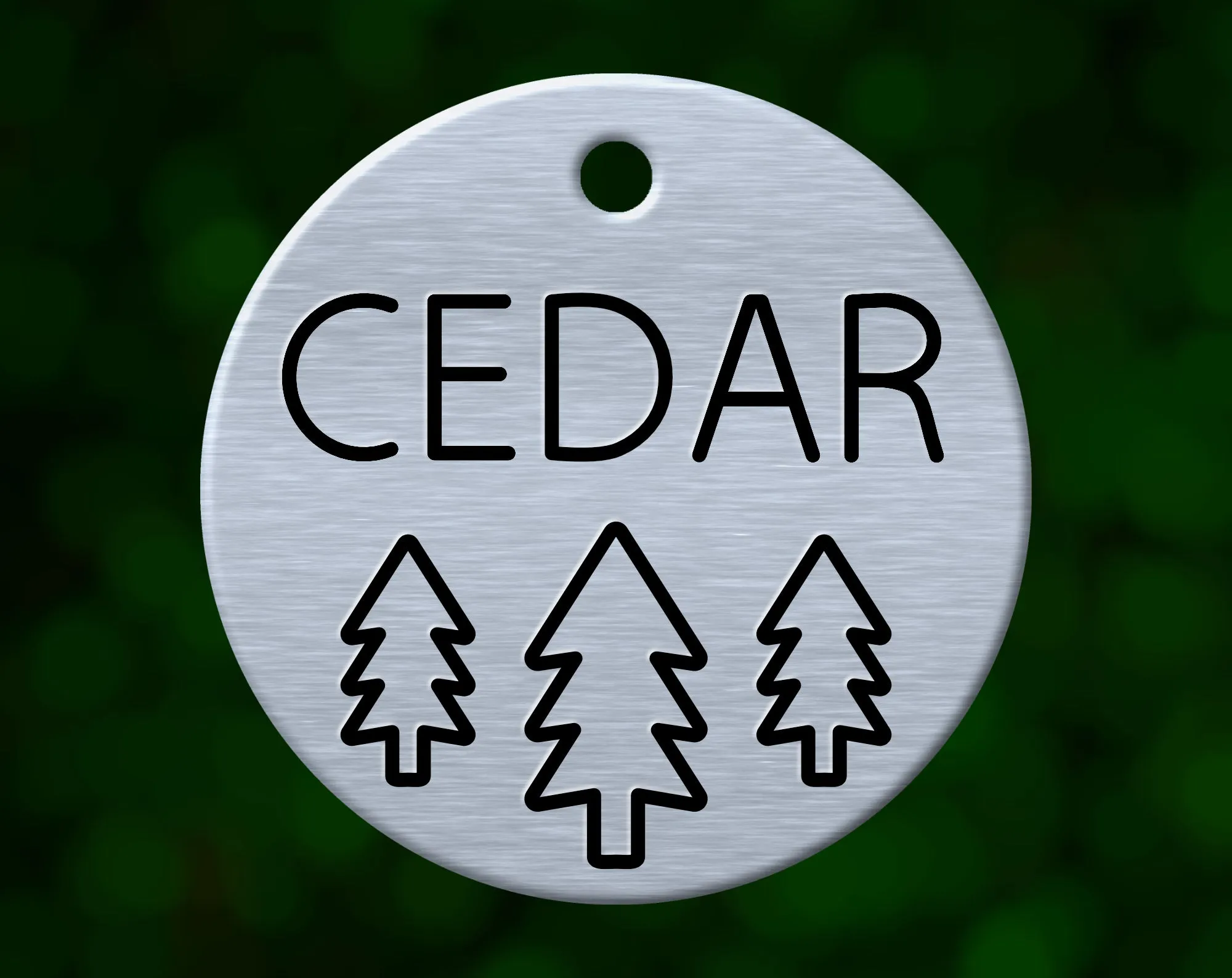 Forest Dog Tag