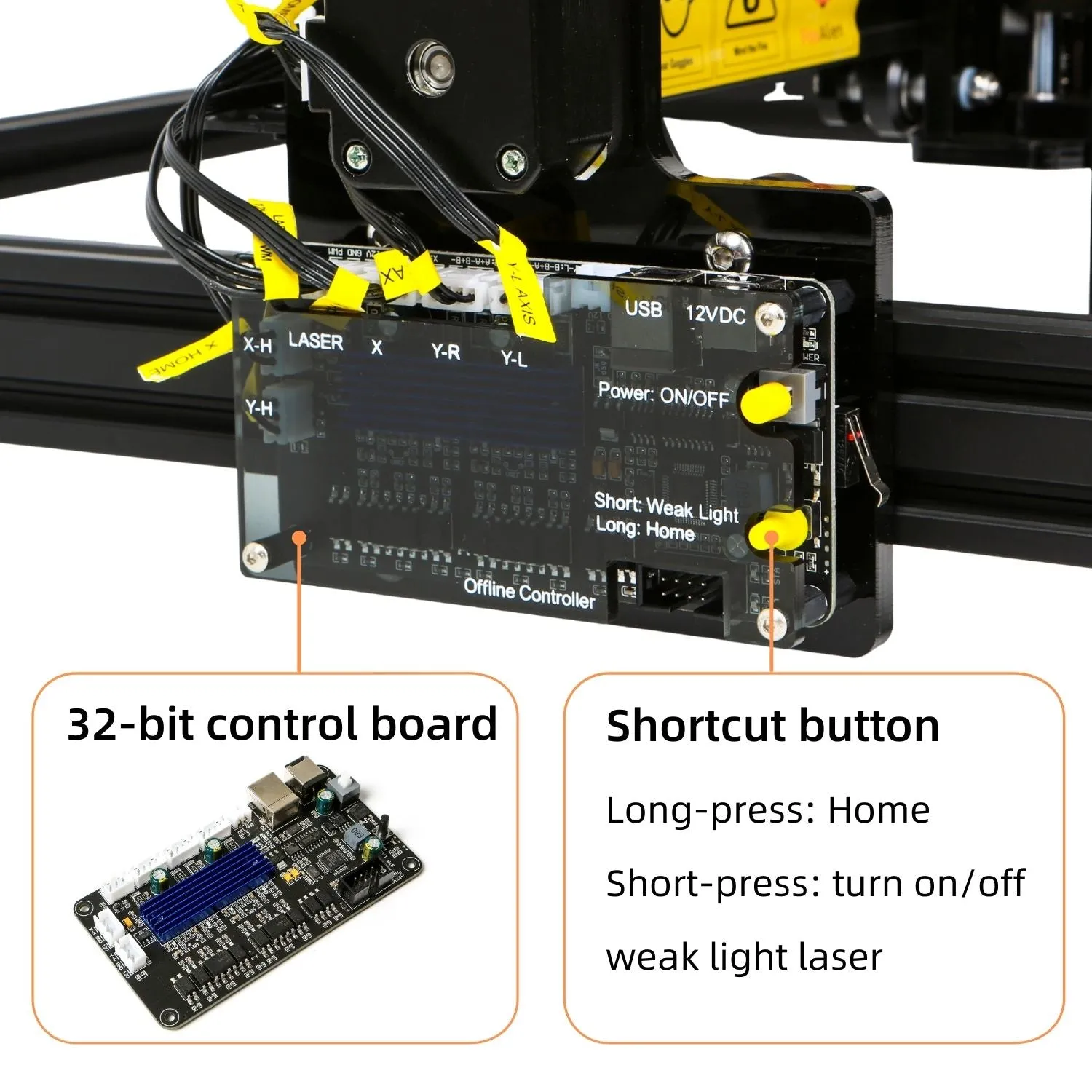 FoxAlien Reizer 20W Laser Engraver with Honeycomb Bundle Kit