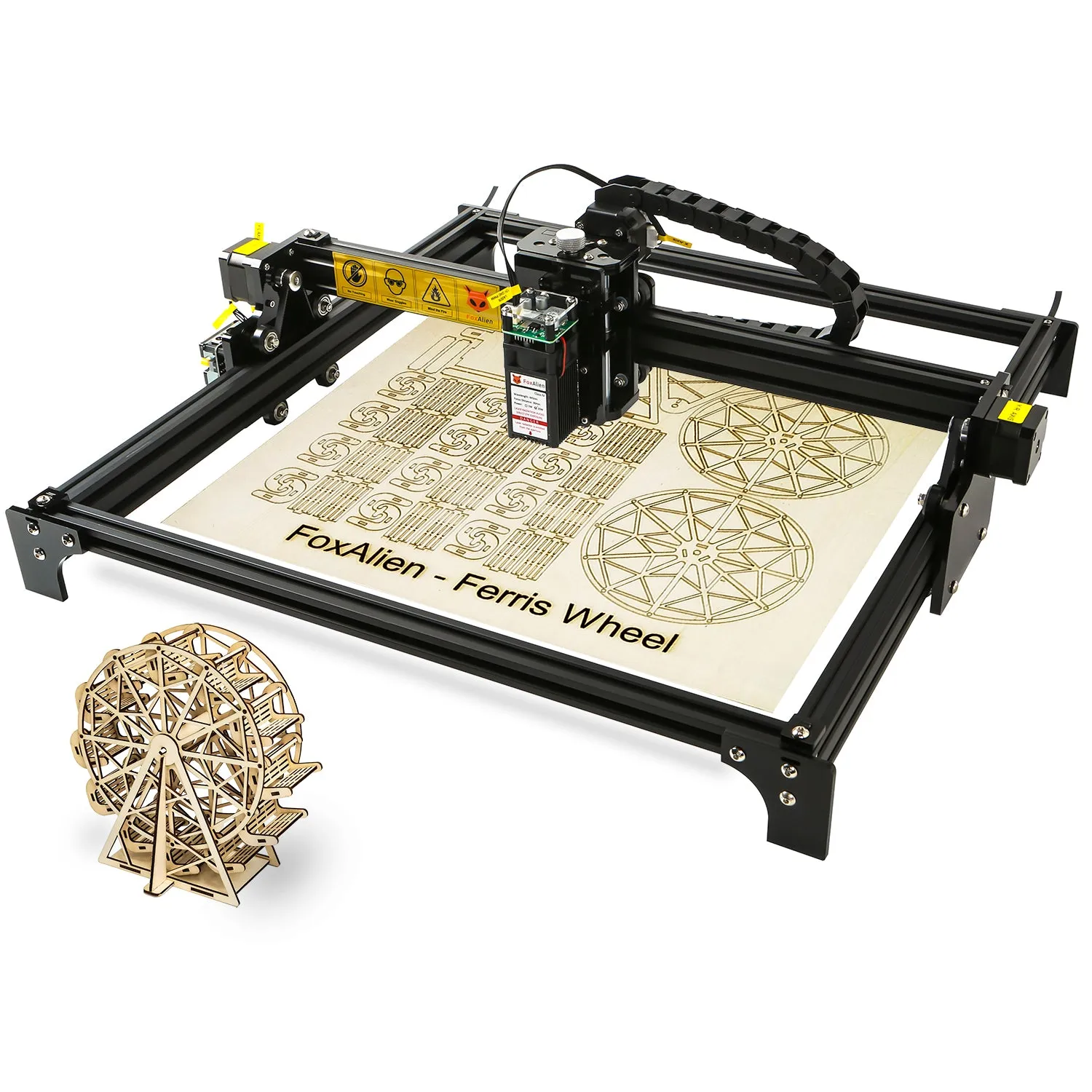 FoxAlien Reizer 20W Laser Engraver with Honeycomb Bundle Kit