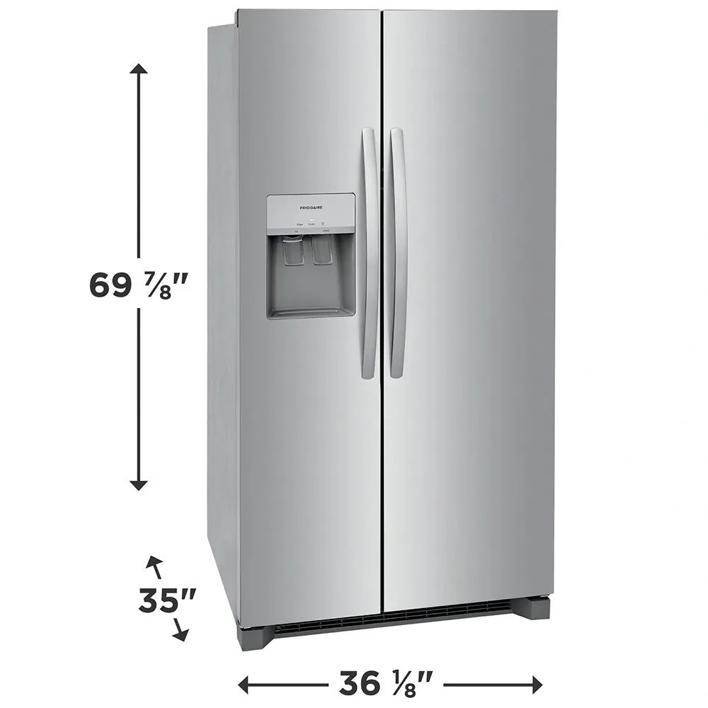 FRSS26L3AF - Refrigerators - Frigidaire - Side by side - Stainless Steel - Open Box