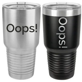 Fuh-Cup Engraving Mistake 30 oz Stainless Steel Insulated SureGrip Tumblers Polar Camel w/ Lid