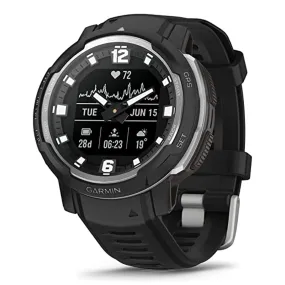 Garmin Instinct Crossover Black Standard Edition Analog Hands and Digital Display Rugged Hybrid Smartwatch - 010-02730-13