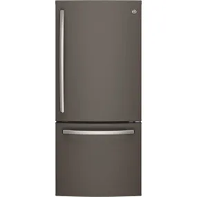 GDE21DMKES - REFRIGERATORS - GE - Bottom Freezer - Slate Grey - Open Box