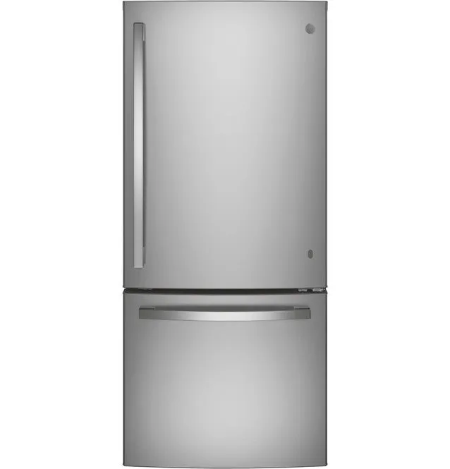 GDE21EYKFS - REFRIGERATORS - GE - Bottom Freezer - Stainless Steel - Open Box