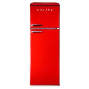 GLR12TRDEFR - REFRIGERATORS - Galanz - Top Freezer - Red - Open Box