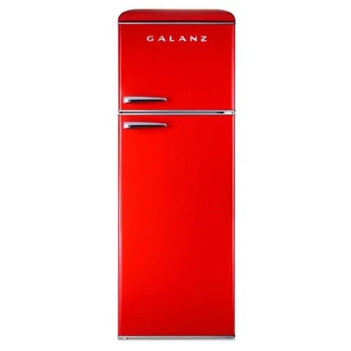 GLR12TRDEFR - REFRIGERATORS - Galanz - Top Freezer - Red - Open Box