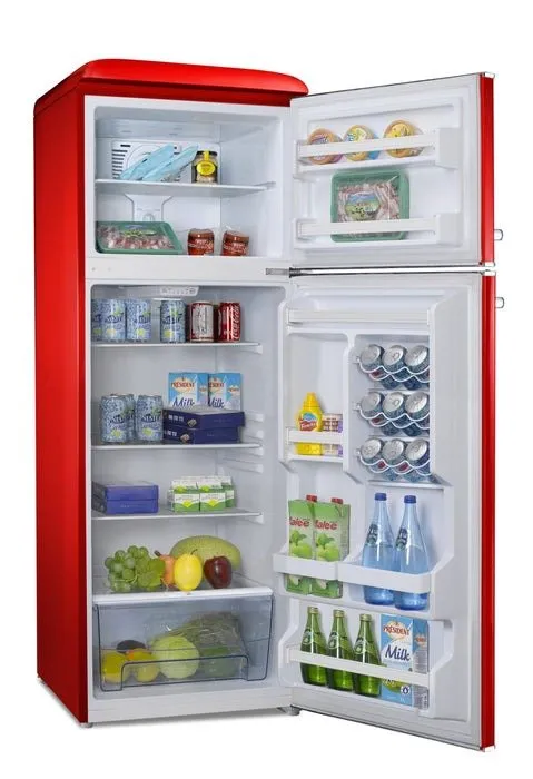 GLR12TRDEFR - REFRIGERATORS - Galanz - Top Freezer - Red - Open Box