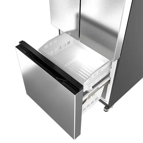 GLR16FS2M08 - REFRIGERATORS - GALANZ - French 3-Door - Stainless Steel - Open Box