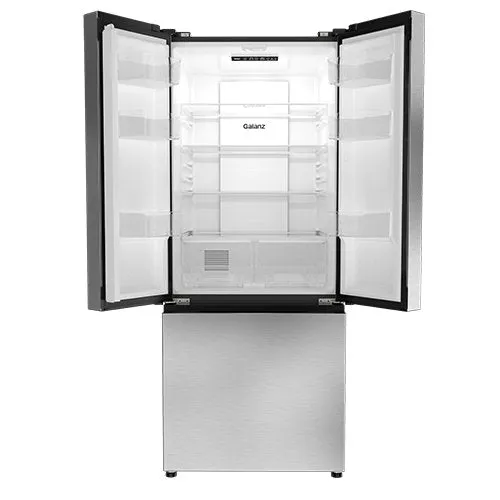 GLR16FS2M08 - REFRIGERATORS - GALANZ - French 3-Door - Stainless Steel - Open Box