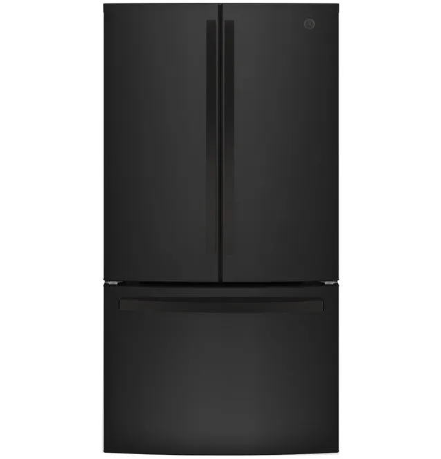 GNE27JGMBB - REFRIGERATORS - GE - French 3-Door - Black - Open Box