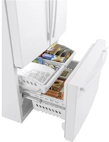 GNE27JGMWW - REFRIGERATORS - GE - French 3-Door - White - Open Box