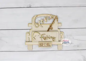 Gone Fishing DIY Wood Truck Kit