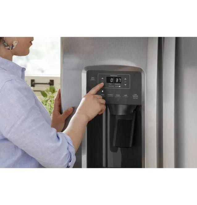 GSS23GMPES - REFRIGERATORS - GE - Side by Side - Slate Grey - Open Box