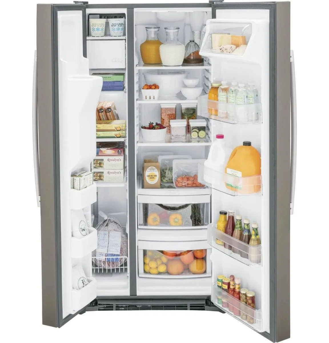 GSS23GMPES - REFRIGERATORS - GE - Side by Side - Slate Grey - Open Box