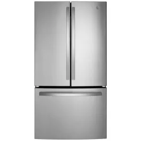 GWE22JYMFS - REFRIGERATORS - GE - French 3-Door - Stainless Steel - New