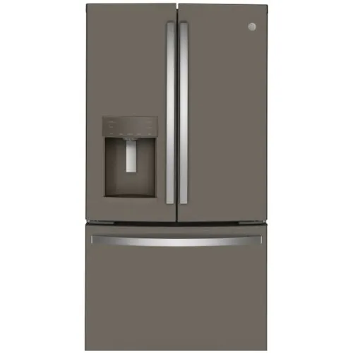 GYE22GMNES - REFRIGERATORS - GE - French 3-Door - Slate Grey - Open Box
