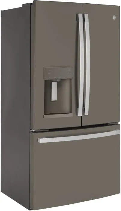 GYE22GMNES - REFRIGERATORS - GE - French 3-Door - Slate Grey - Open Box