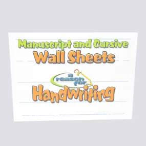 Handwriting Alphabet Wall Sheets
