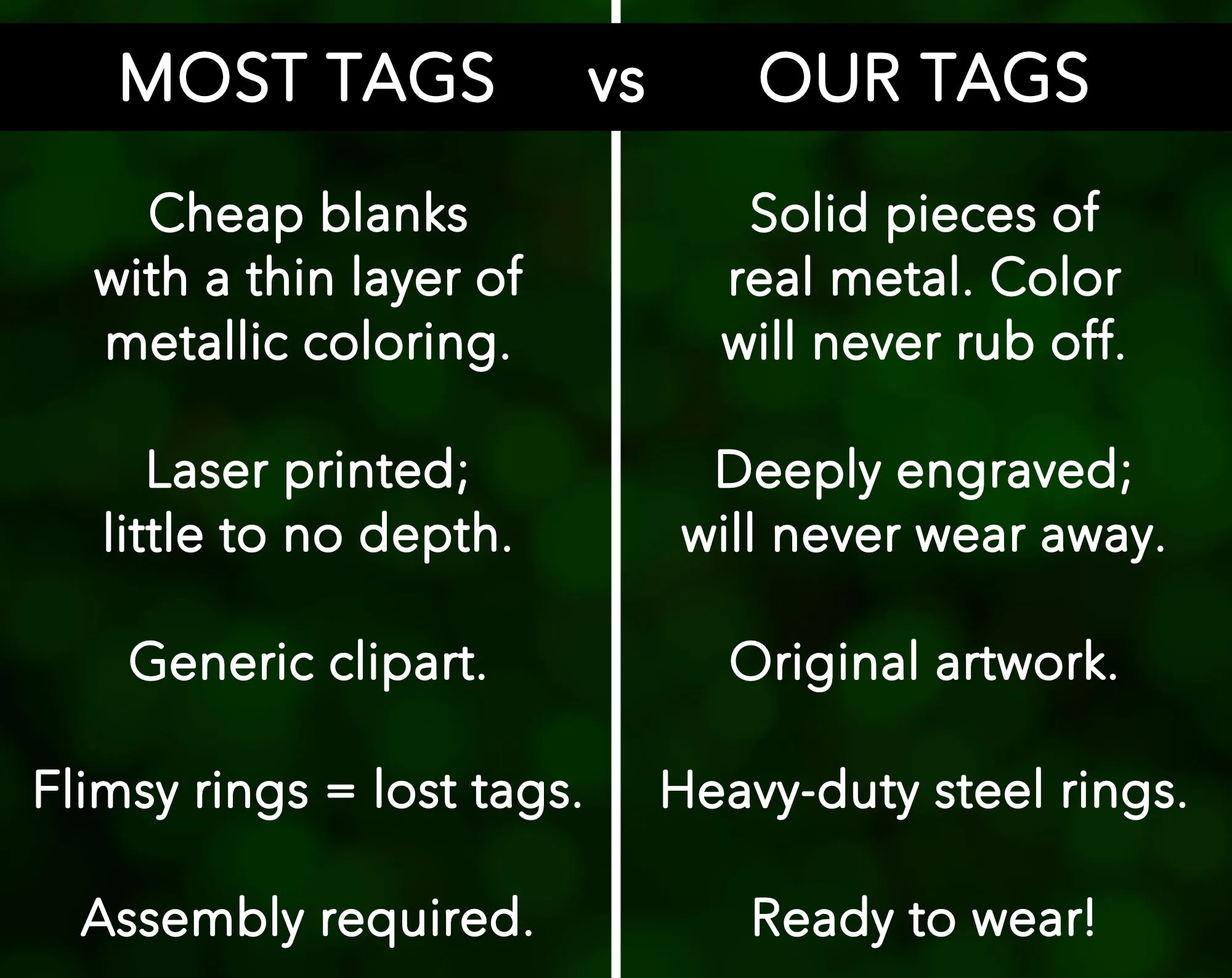 Hello Dog Tag