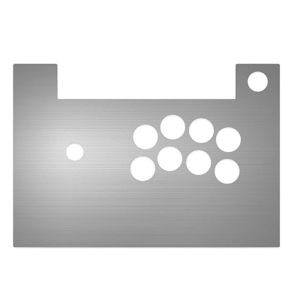 HIGH GRADE Aluminum Control Panel [HORI FIGHTING STICK ALPHA] NOIR