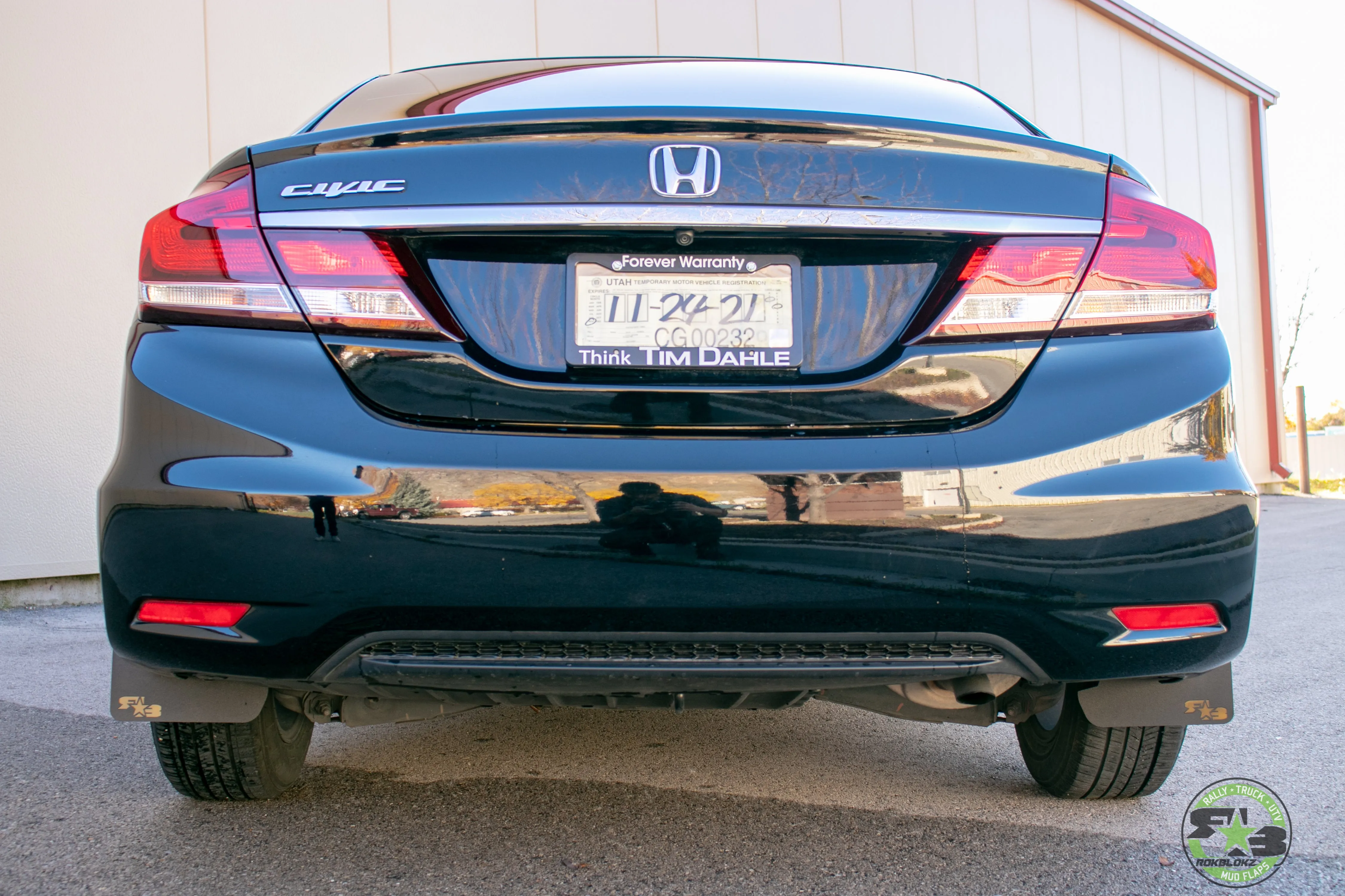Honda Civic Sedan 2012-2015 Rally Mud Flaps