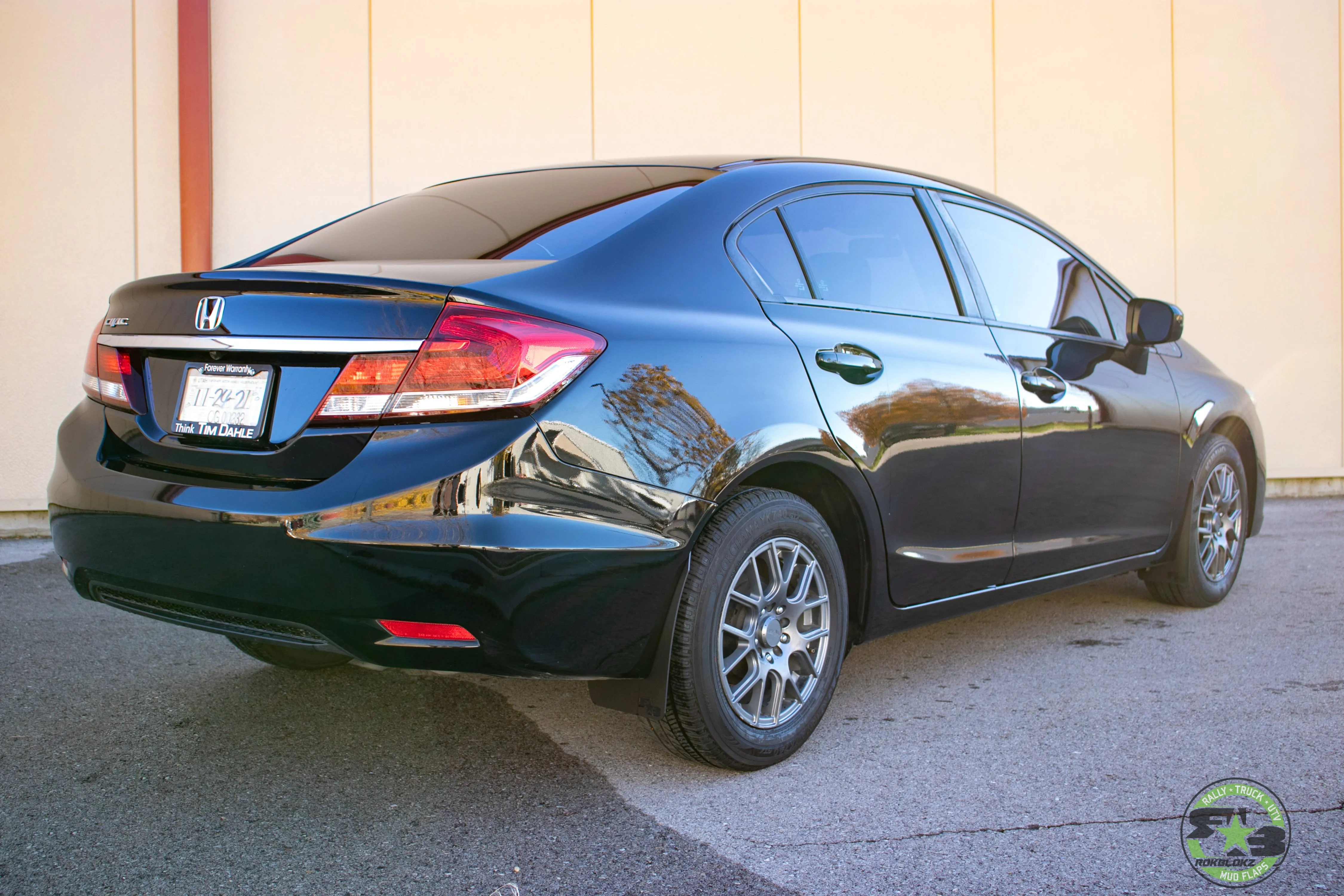 Honda Civic Sedan 2012-2015 Rally Mud Flaps
