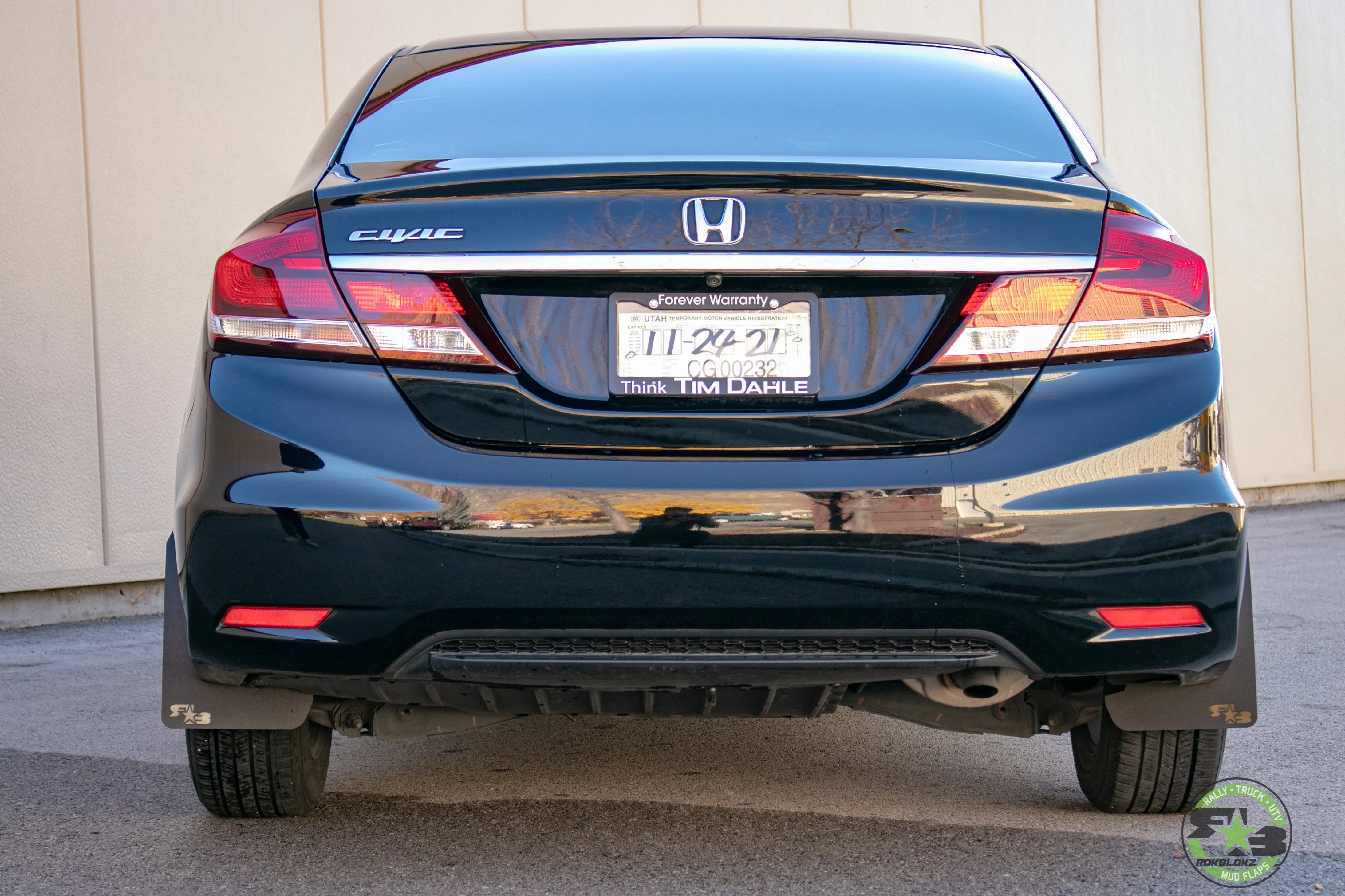 Honda Civic Sedan 2012-2015 Rally Mud Flaps