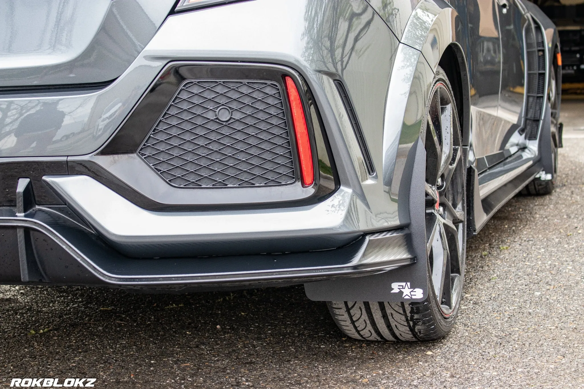 Honda Civic Type R 2017-2021 Rally Mud Flaps