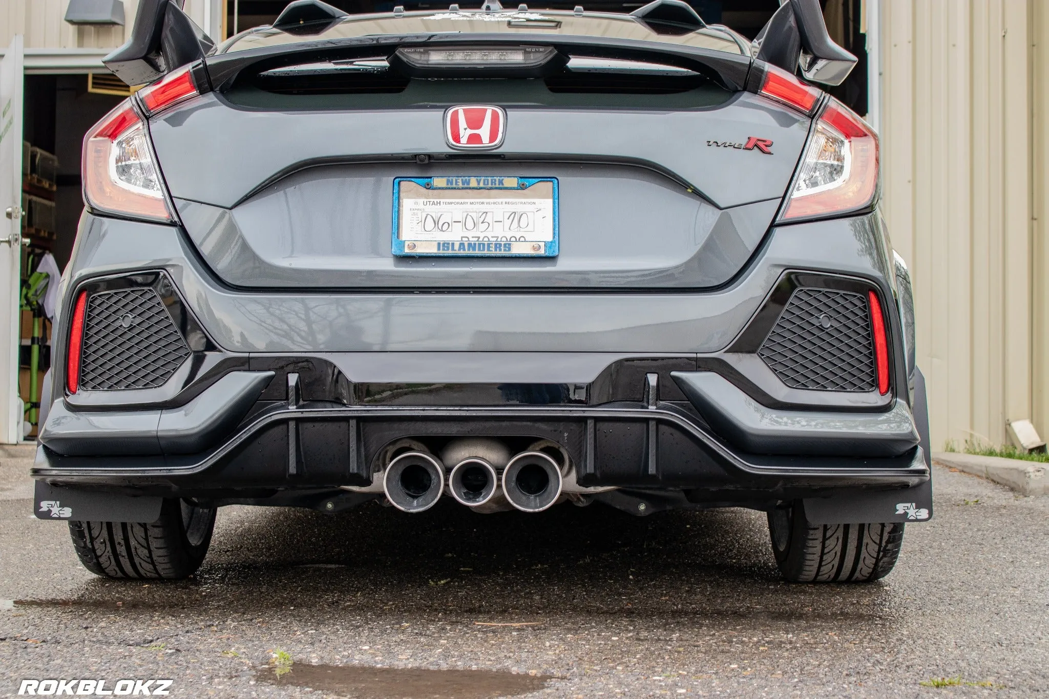 Honda Civic Type R 2017-2021 Rally Mud Flaps