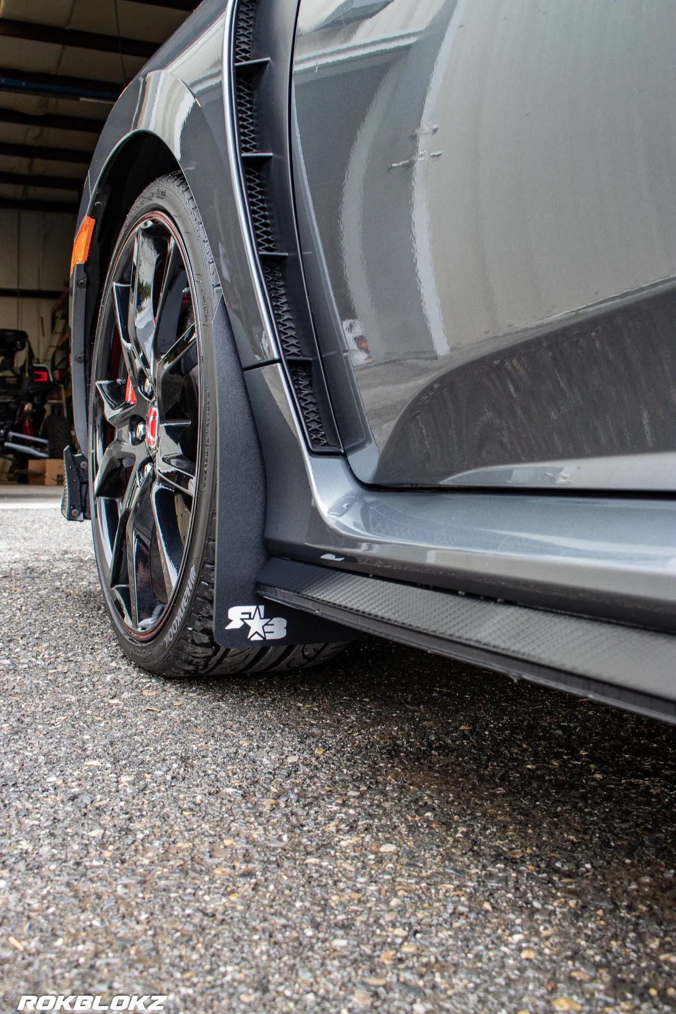 Honda Civic Type R 2017-2021 Rally Mud Flaps