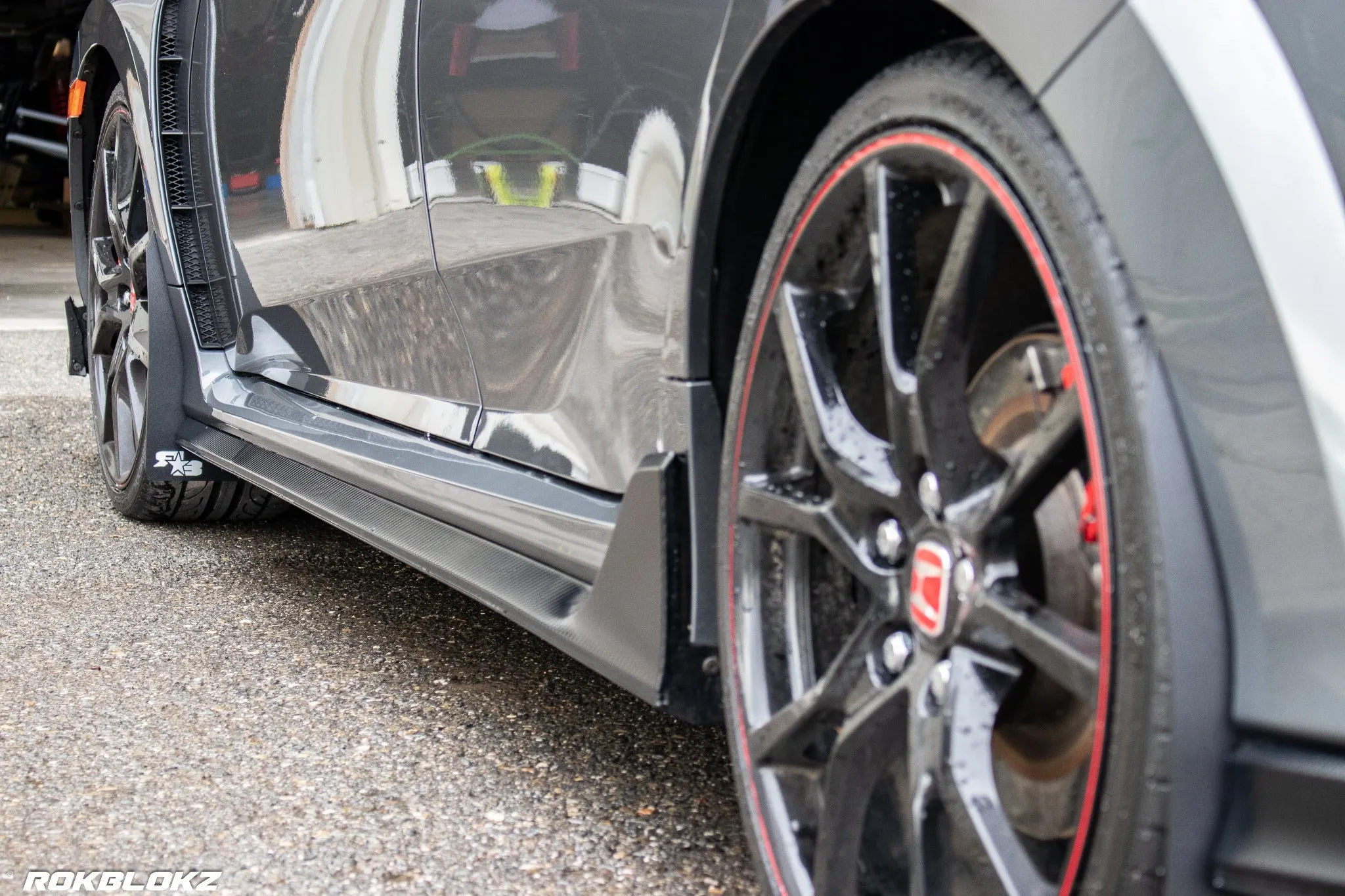 Honda Civic Type R 2017-2021 Rally Mud Flaps