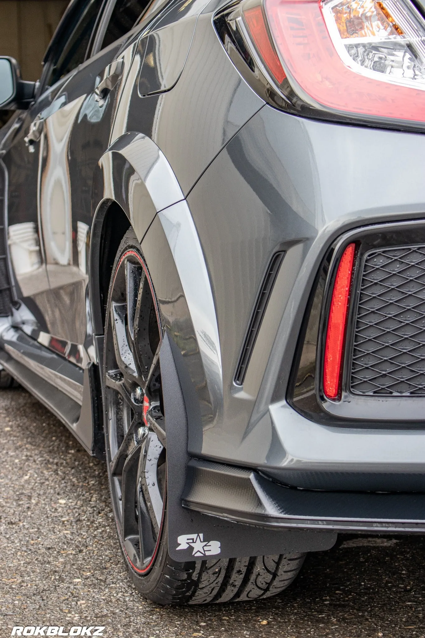Honda Civic Type R 2017-2021 Rally Mud Flaps