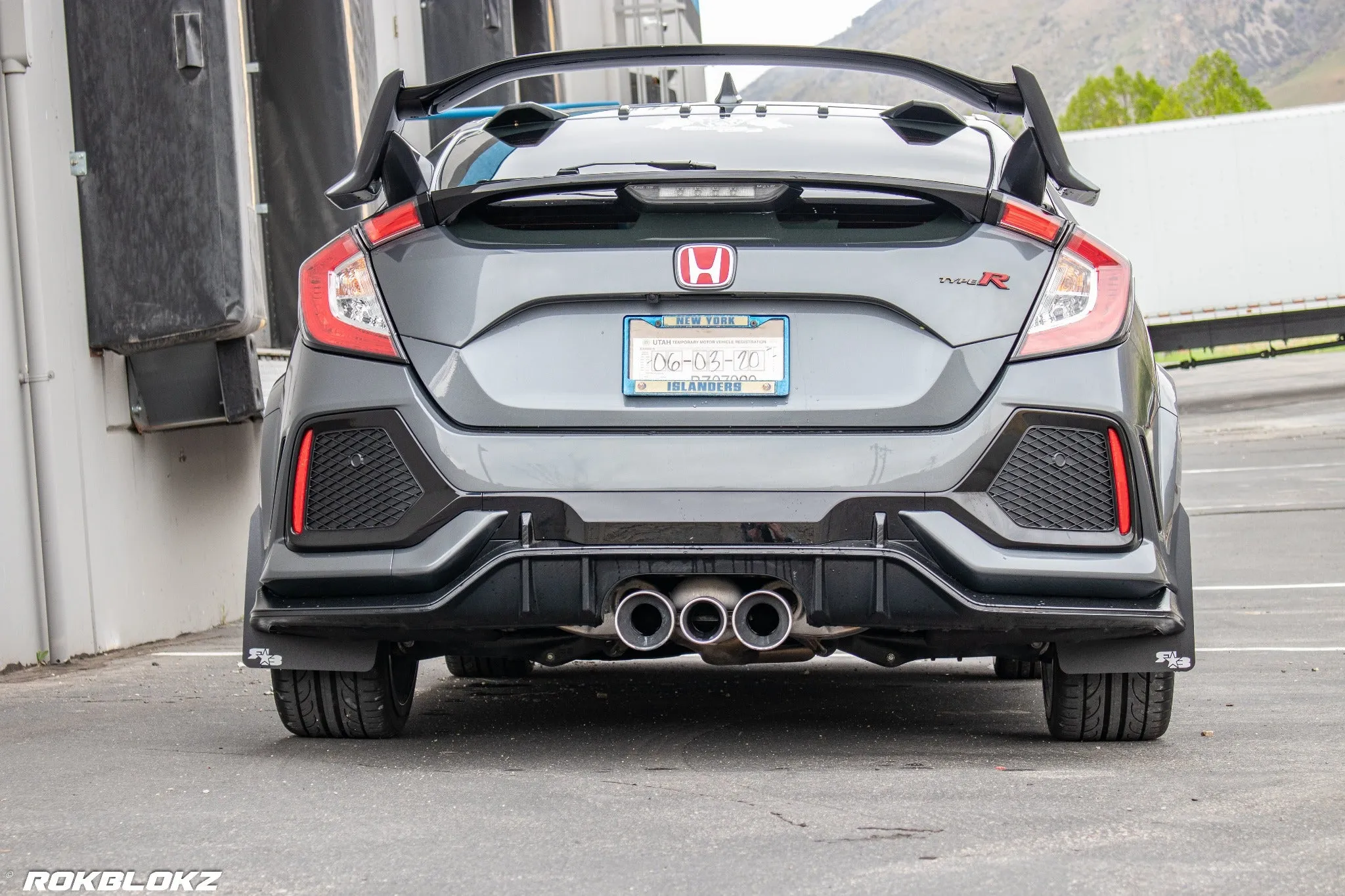 Honda Civic Type R 2017-2021 Rally Mud Flaps