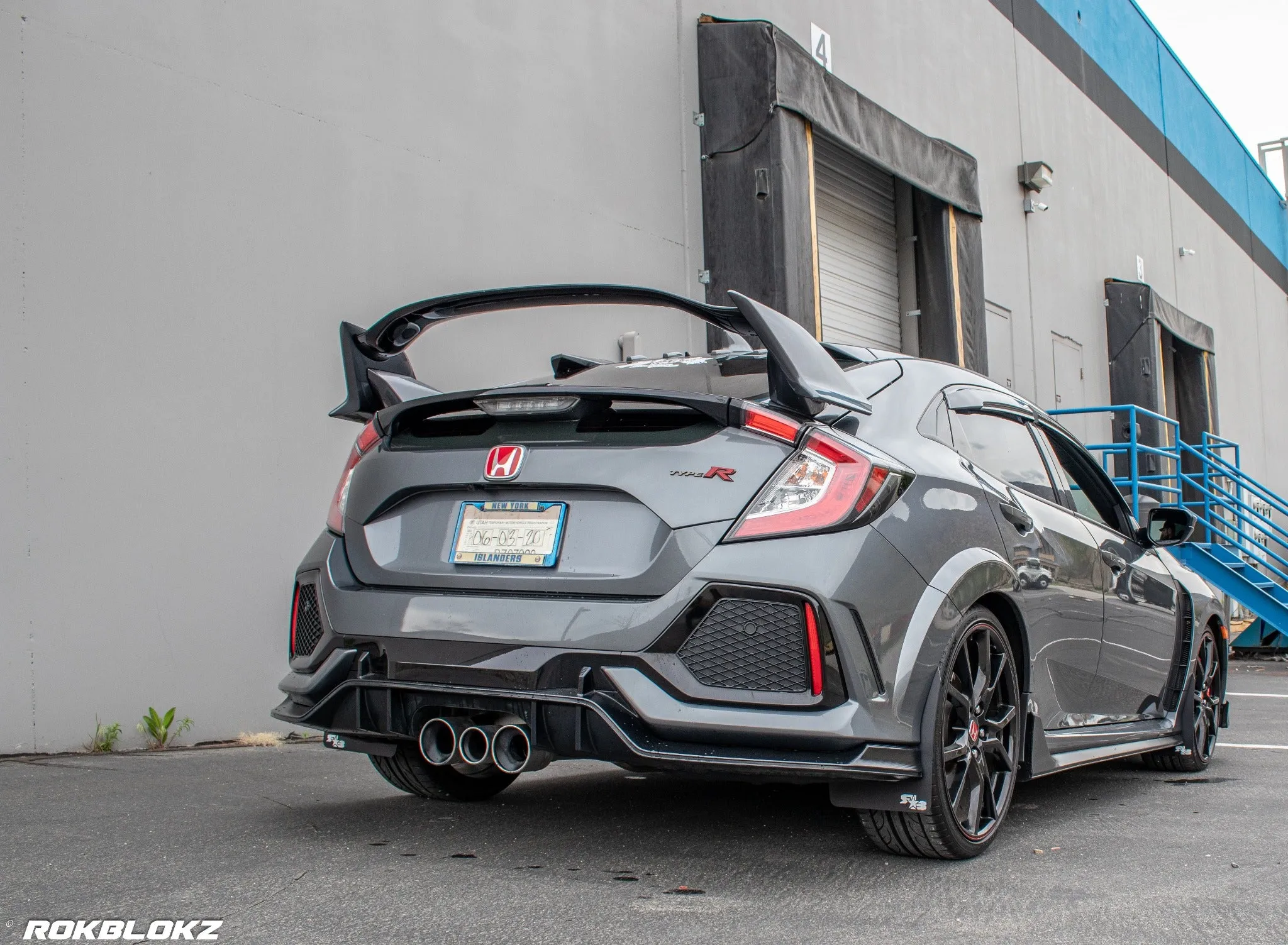 Honda Civic Type R 2017-2021 Rally Mud Flaps