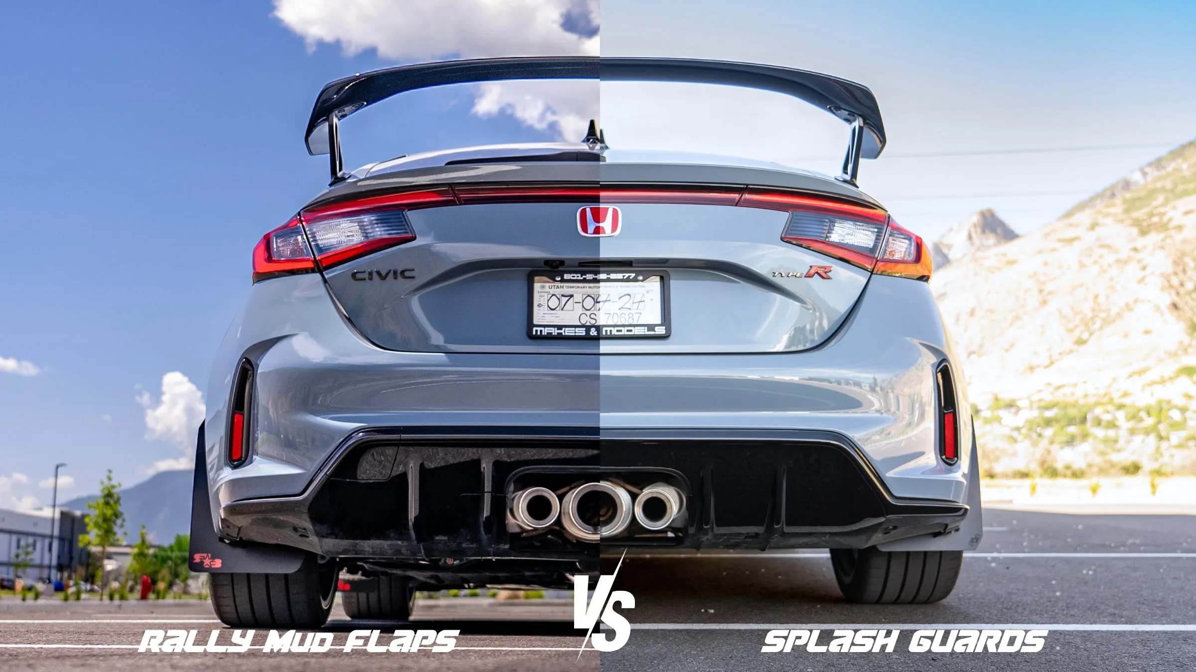 Honda Civic Type R (FL5) 2023  Splash Guards