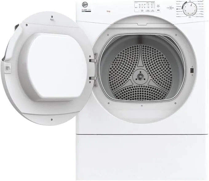 Hoover HLEV9LF 9Kg Vented Tumble Dryer in White Sensor NFC C Rated [Energy Class C]