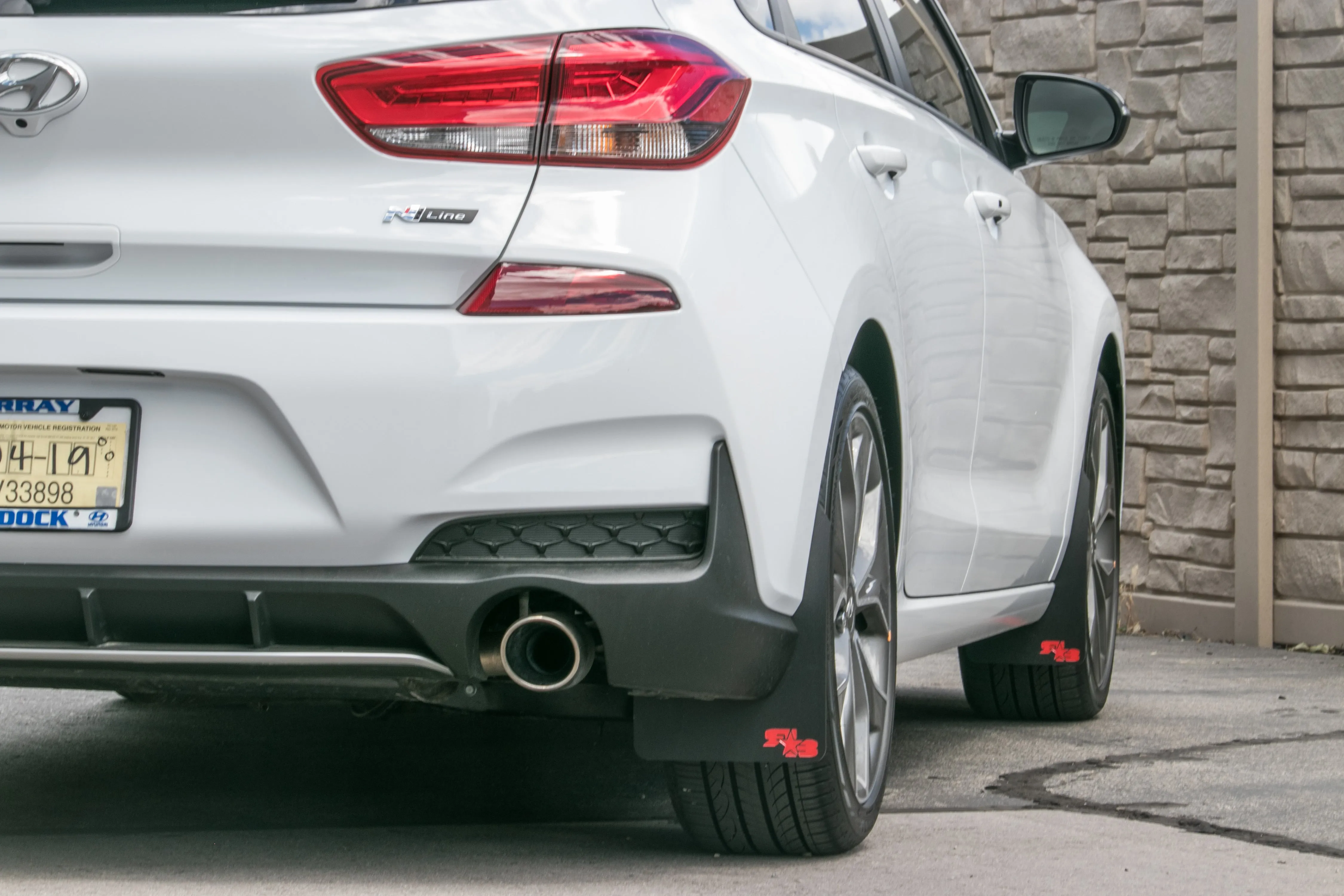 Hyundai Elantra GT N-Line Hatchback 2019-2020 Rally Mud Flaps