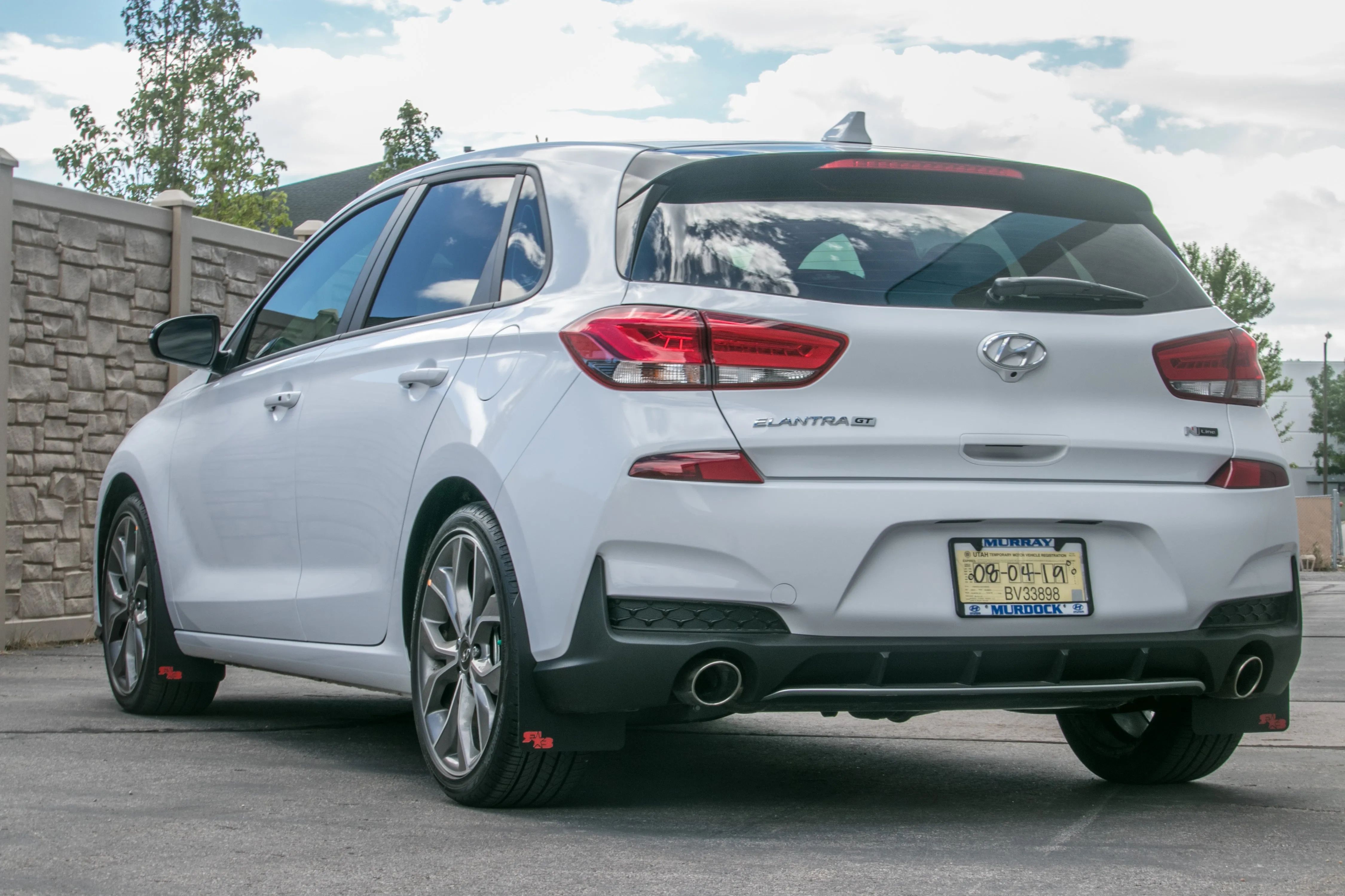 Hyundai Elantra GT N-Line Hatchback 2019-2020 Rally Mud Flaps