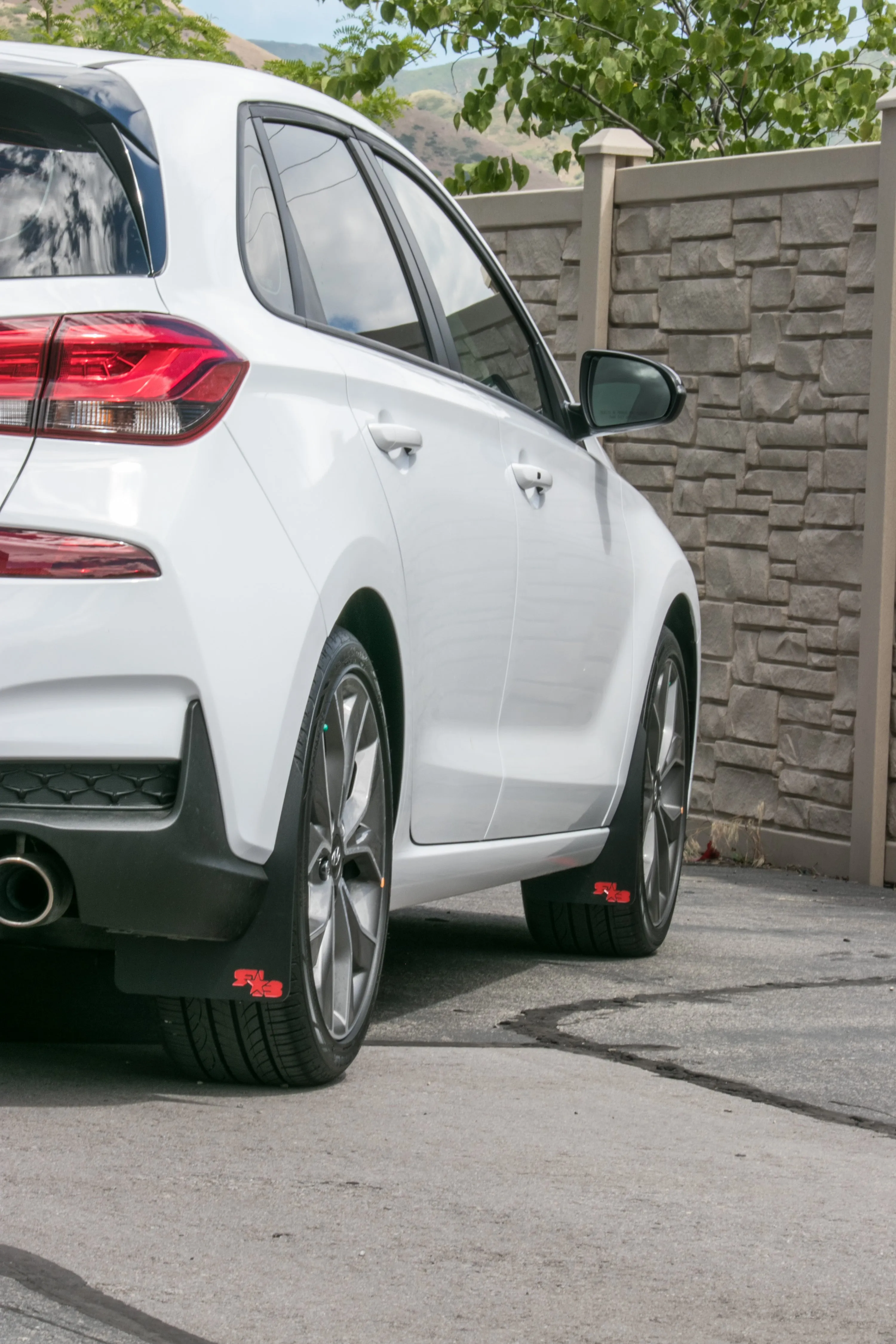 Hyundai Elantra GT N-Line Hatchback 2019-2020 Rally Mud Flaps