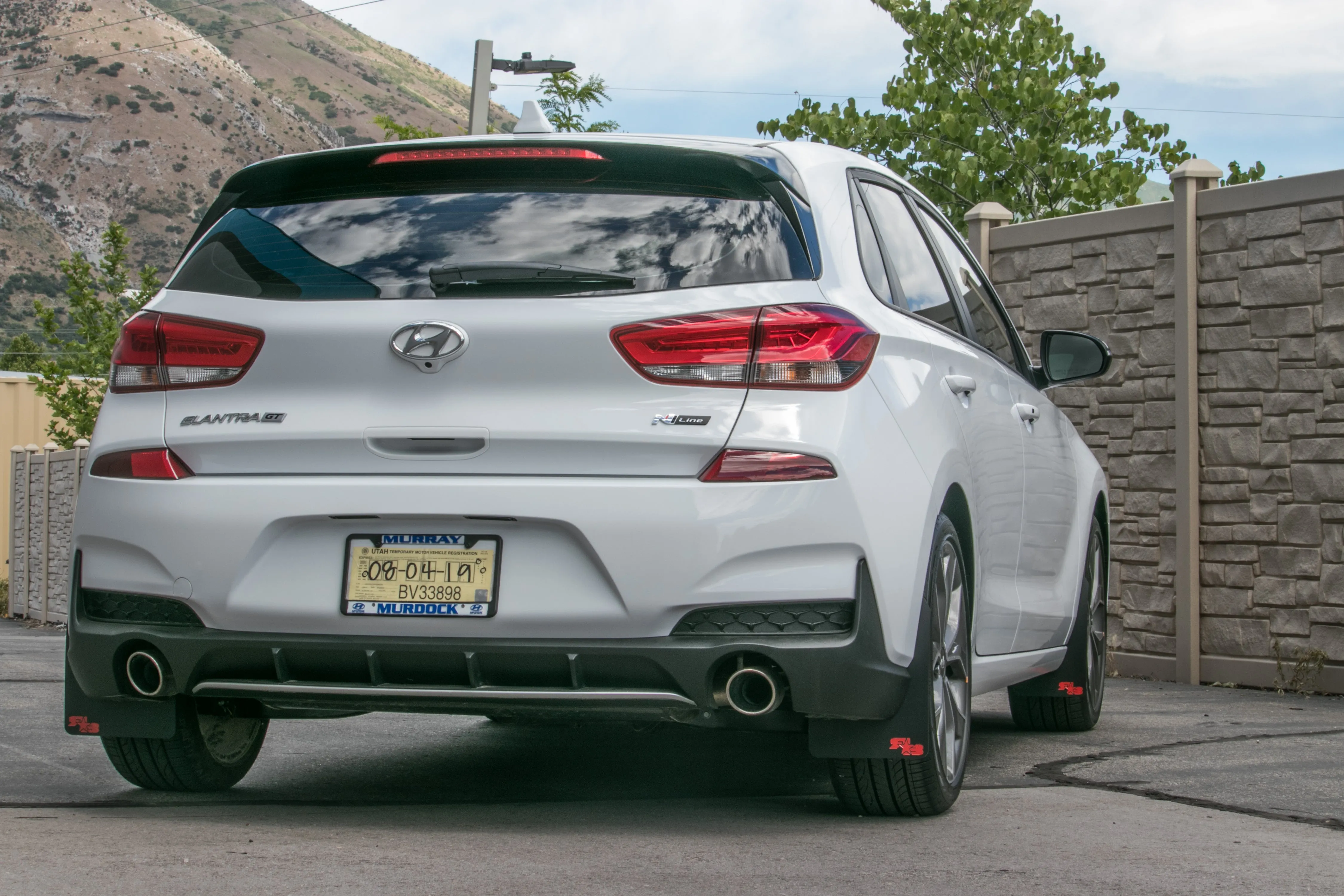 Hyundai Elantra GT N-Line Hatchback 2019-2020 Rally Mud Flaps