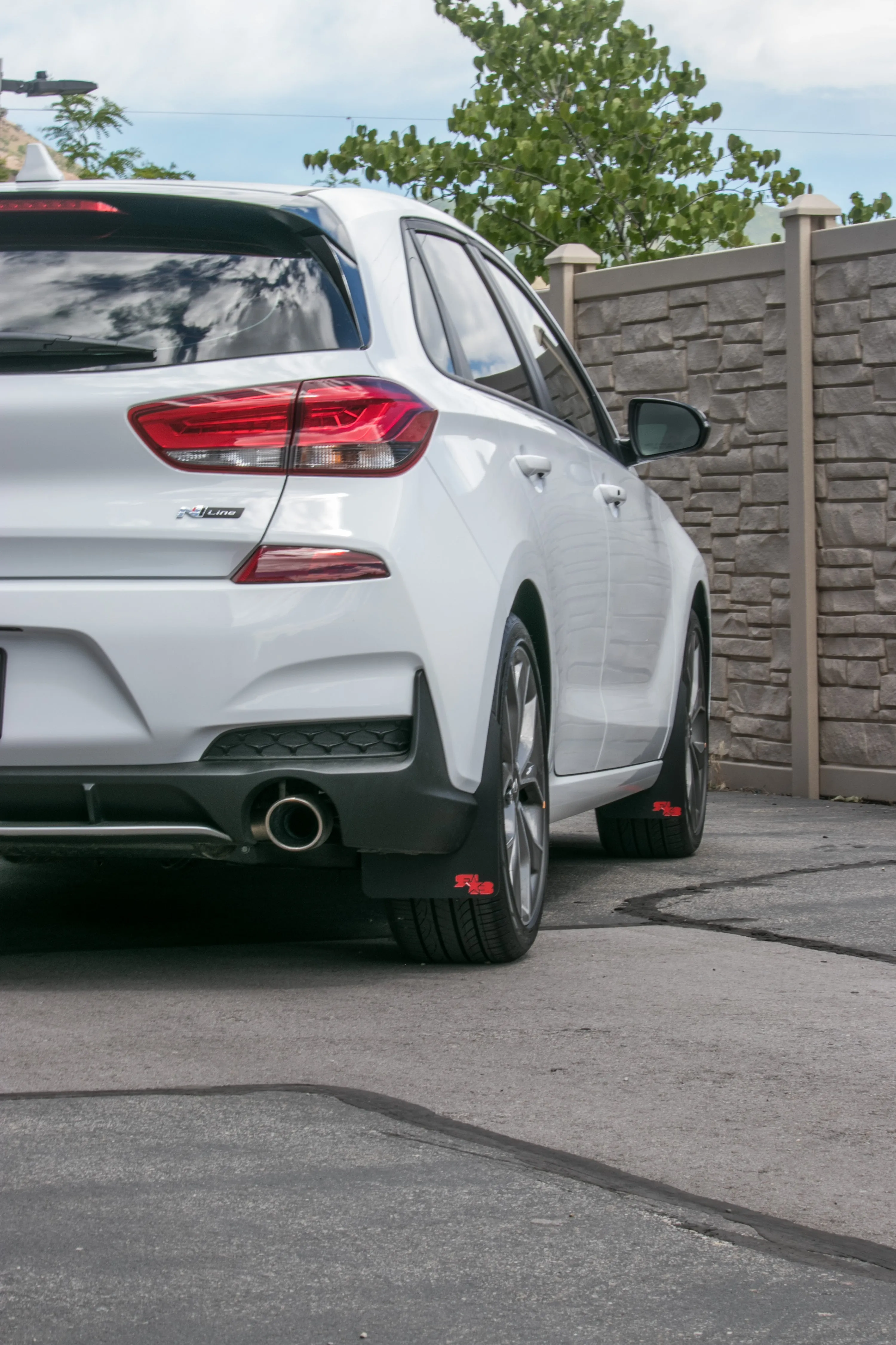 Hyundai Elantra GT N-Line Hatchback 2019-2020 Rally Mud Flaps