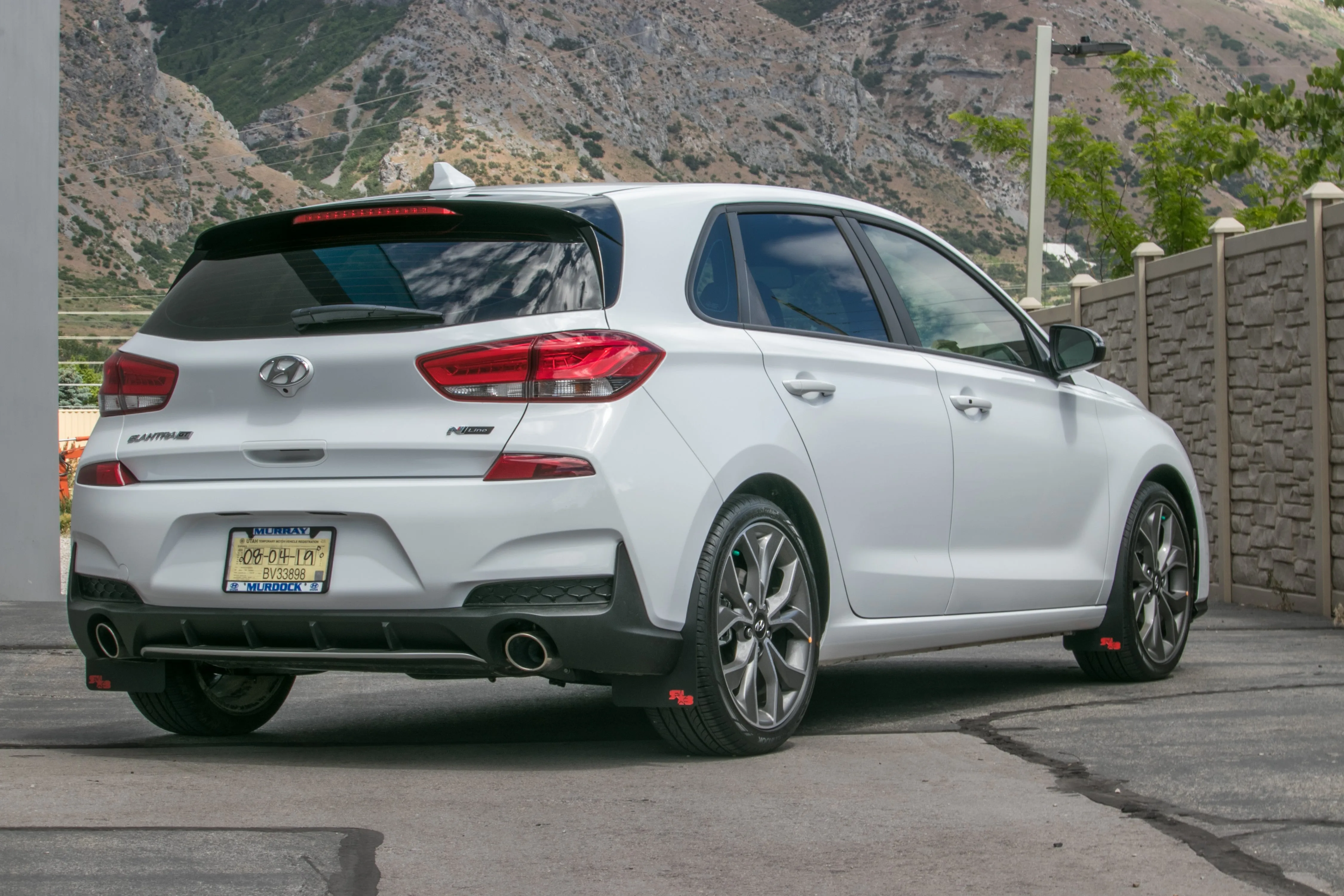 Hyundai Elantra GT N-Line Hatchback 2019-2020 Rally Mud Flaps