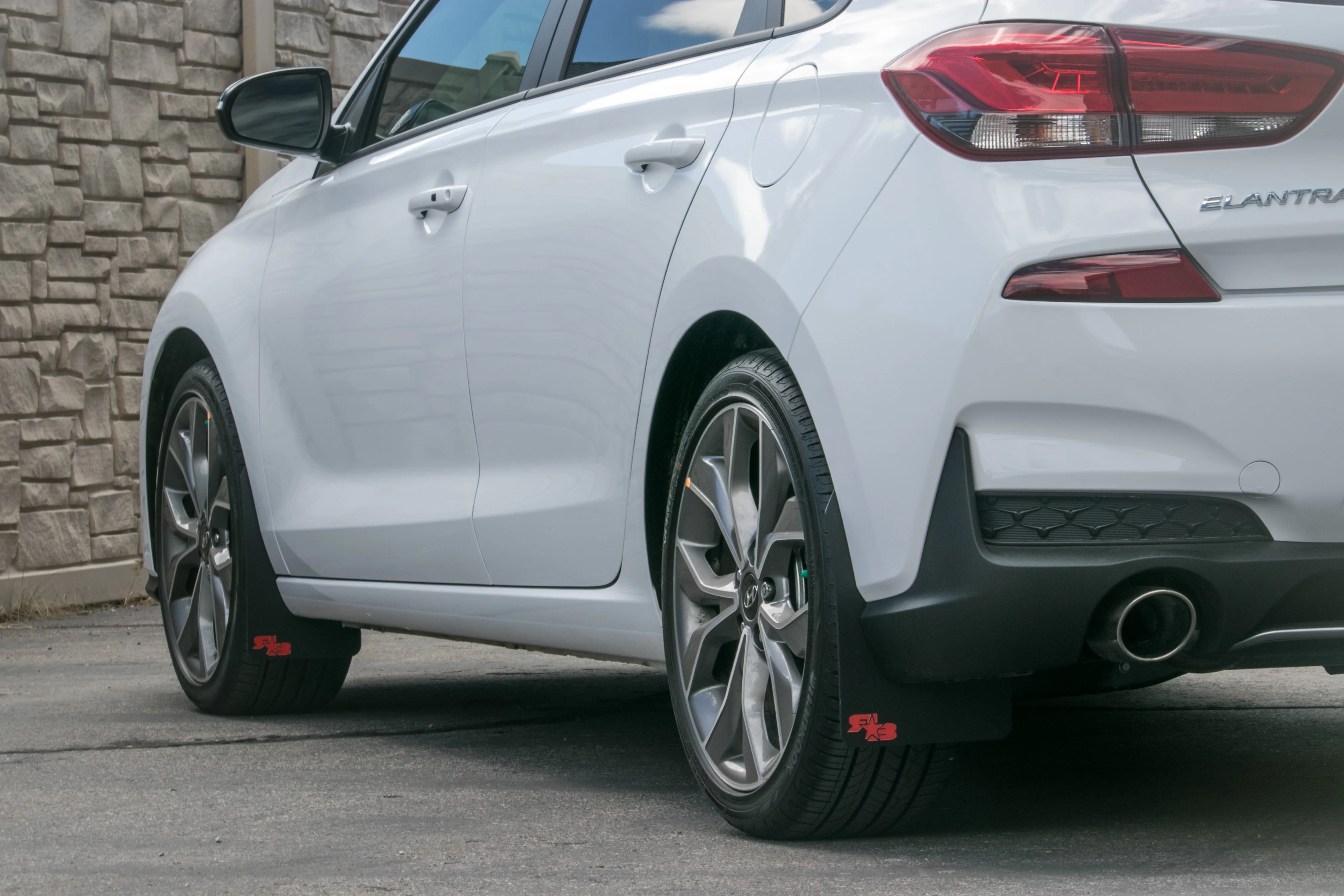 Hyundai Elantra GT N-Line Hatchback 2019-2020 Rally Mud Flaps